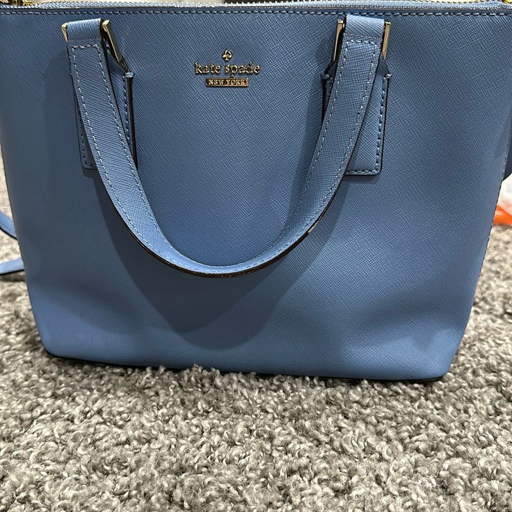 Kate Spade blue crossbody.